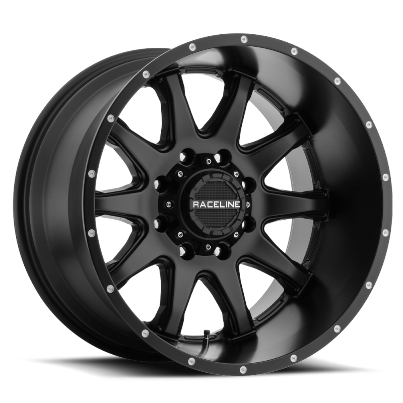 Raceline 930B Shift 17x9in / 6x139.7/6x135 BP / 0mm Offset / 106.1mm Bore - Satin Black Wheel