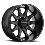 Raceline 930B Shift 17x9in / 6x139.7/6x135 BP / 0mm Offset / 106.1mm Bore - Satin Black Wheel