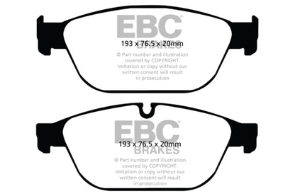 EBC GreenStuff Front Brake Pads - DP22087 EBC