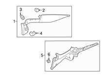 Load image into Gallery viewer, Genuine OEM Honda Door Trim Panel Clip (91560-SZW-003) X1