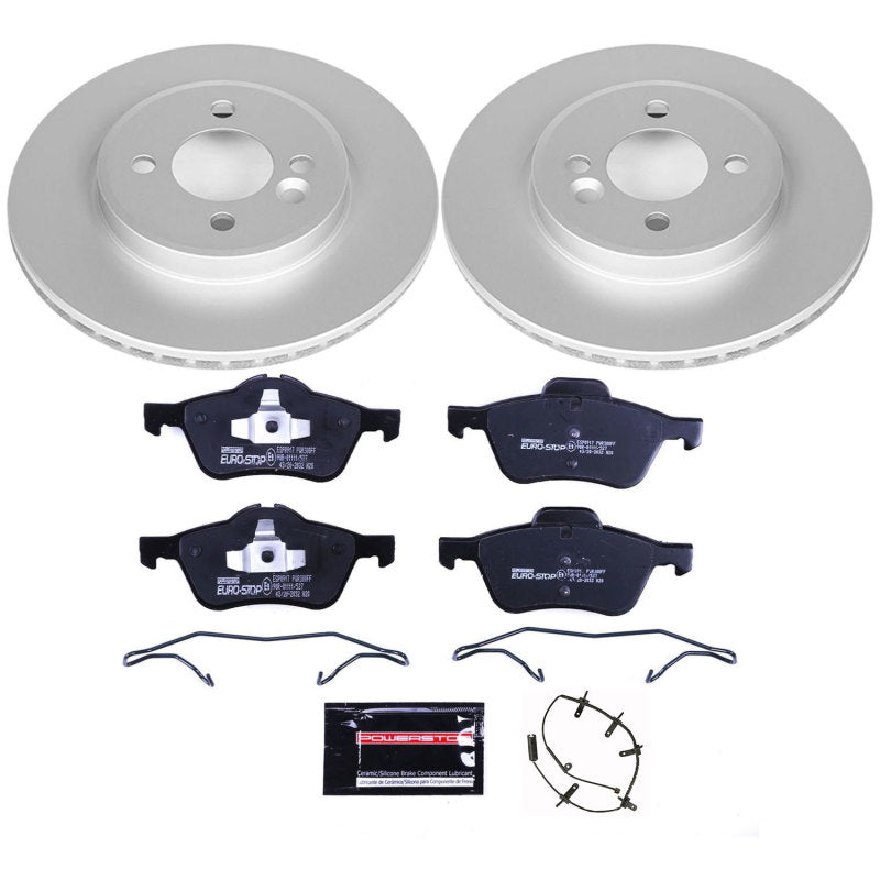 Power Stop 02-06 Mini Cooper Front Euro-Stop Brake Kit PowerStop