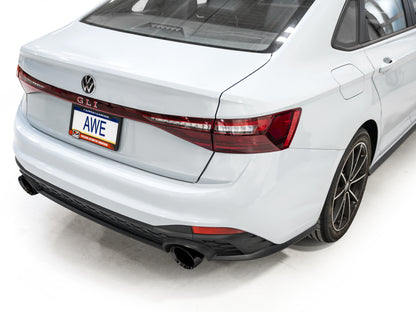 AWE 22-25 Volkswagen Jetta GLI Touring Edition Exhaust - Diamond Black Tips