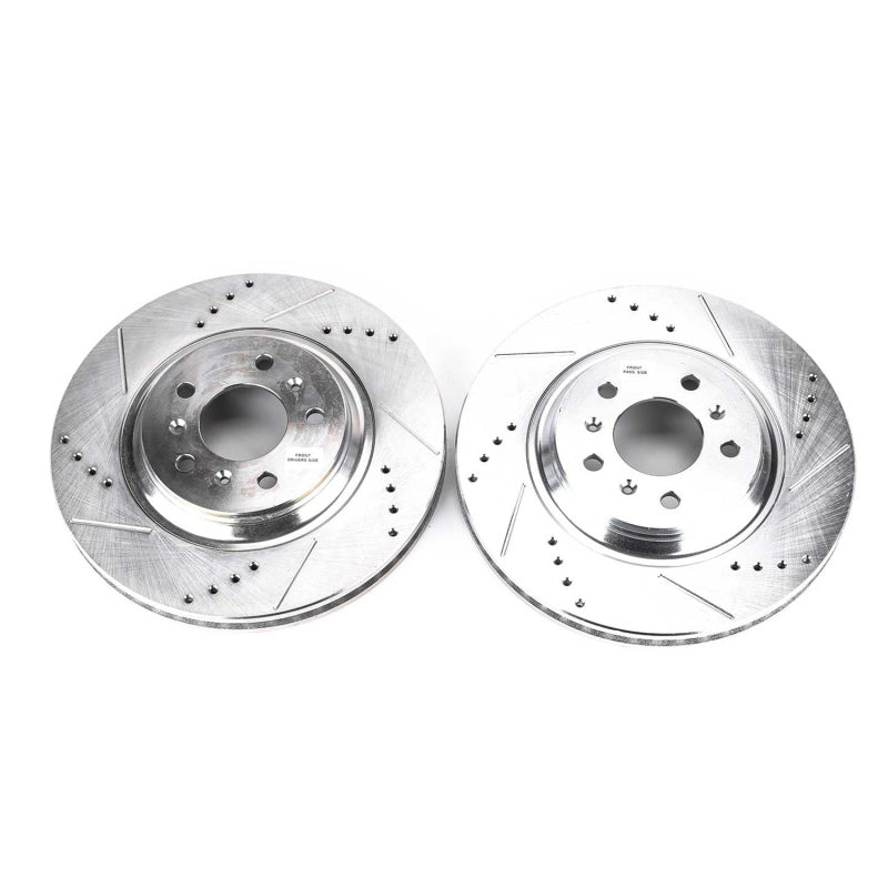 Power Stop 08-09 Buick Allure Front Evolution Drilled & Slotted Rotors - Pair PowerStop