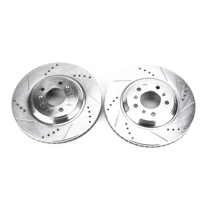 Power Stop 08-09 Buick Allure Front Evolution Drilled & Slotted Rotors - Pair PowerStop