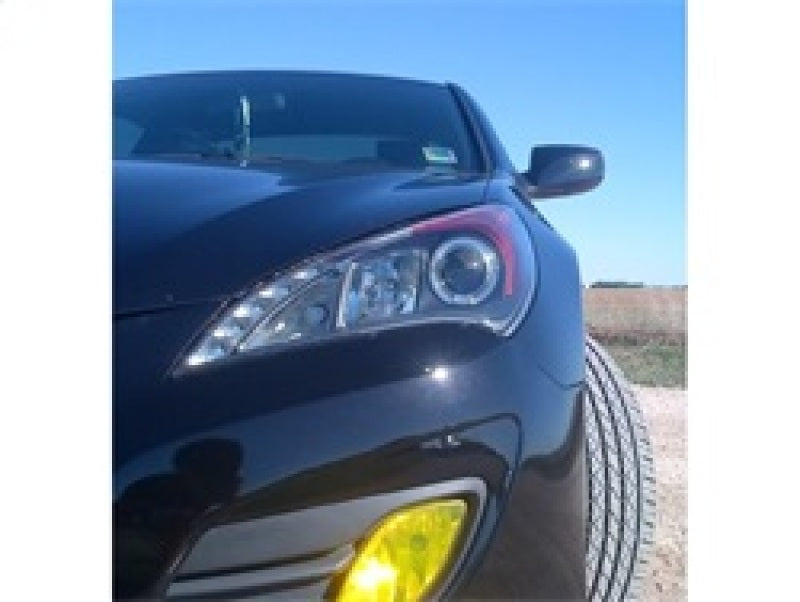 Spyder Hyundai Genesis 10-12 Projector Halogen Model- LED Halo DRL Blk PRO-YD-HYGEN09-DRL-BK SPYDER