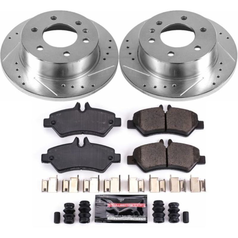 Power Stop 07-09 Dodge Sprinter 2500 Rear Z23 Evolution Sport Brake Kit PowerStop