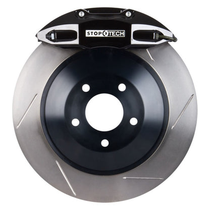 StopTech 99-05 VW Golf/GTi/Jetta Front BBK 1Pc Touring 312/ST41 Black Caliper 328x28 Slotted Rotor Stoptech