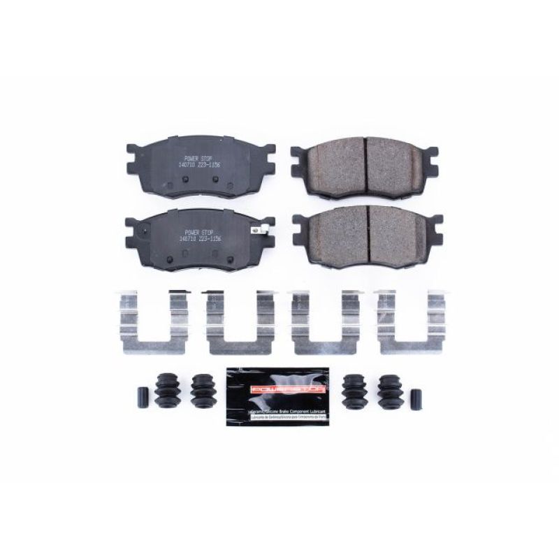 Power Stop 06-11 Hyundai Accent Front Z23 Evolution Sport Brake Pads w/Hardware PowerStop