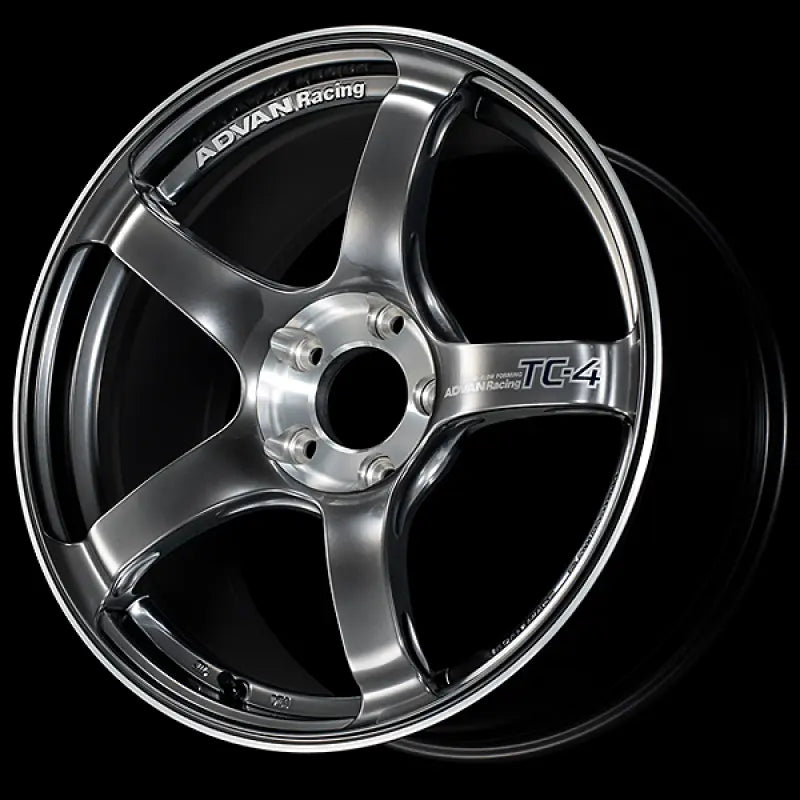 Advan YADS6E35EHBF TC4 16x7/ ET35 / 5x114.3 - Racing Hyper Black & Diamond Cut Advan
