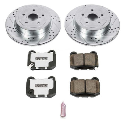 Power Stop 05-07 Subaru Impreza Rear Z26 Street Warrior Brake Kit PowerStop