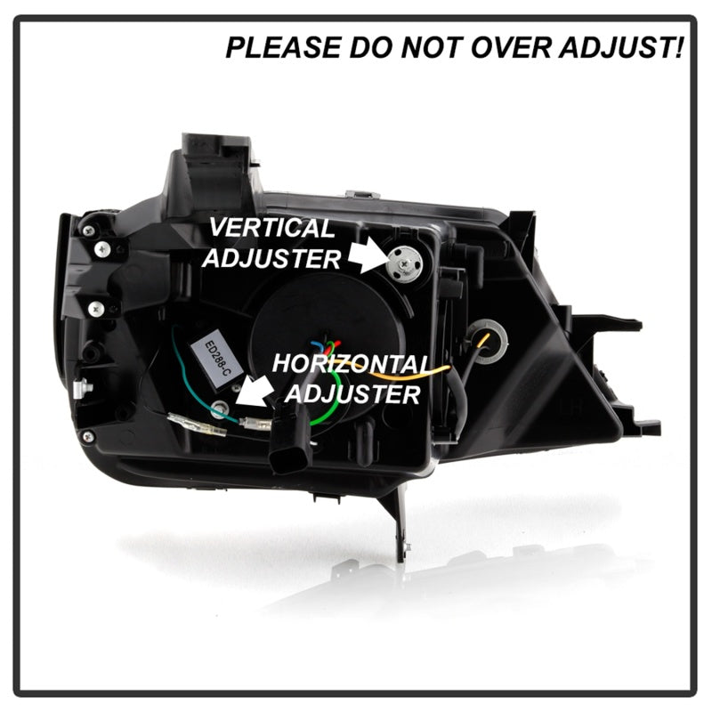 Spyder 14-19 Chevrolet Impala Proj Headlights Low Beam/High Beam H9 Inc - Black PRO-YD-CHIP14-LB-BK SPYDER