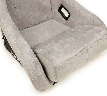 NRG Innovations PRISMA ULTRA Fiberglass Bucket Seat - Large - Gray – FRP-302GY-ULTRA