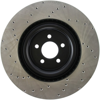 StopTech Cross Drilled Sport Brake Rotor - 2015 Ford Mustang w/ Brembo - Front Left Stoptech