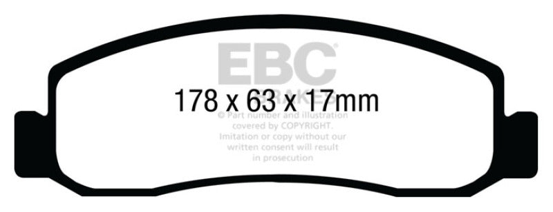 EBC Ultimax2 Front Brake Pads - UD13331