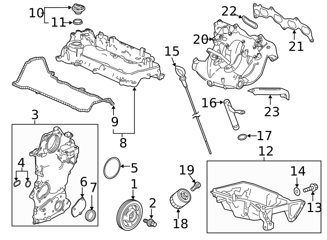 Genuine OEM Honda Civic Accord Fit CR-Z Dipstick Tube O-Ring Seal (91302-GE0-000) X1