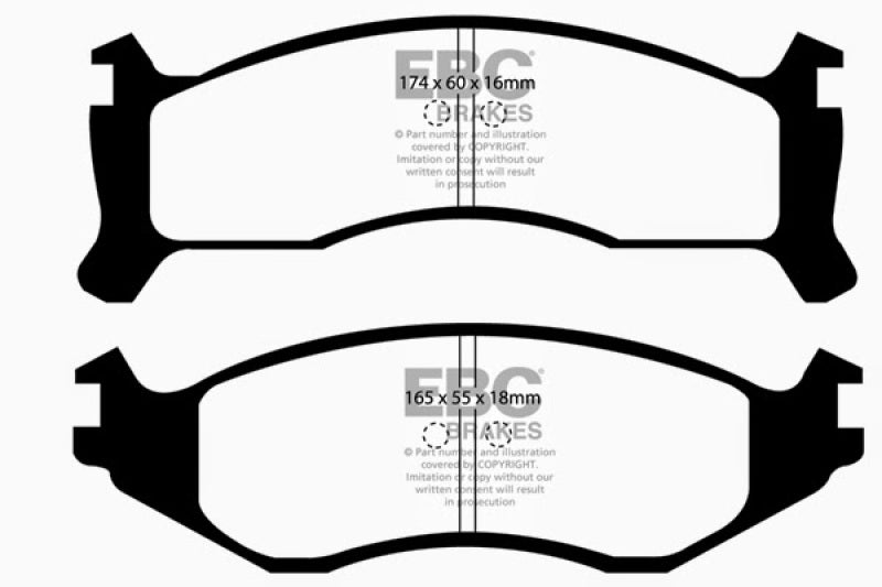 EBC RedStuff Front Brake Pads - DP31249C EBC