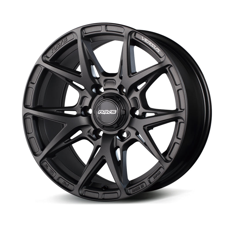 Versus VV21SX 17X8.0 +20 6-139.7 Matte Super Dark Gunmetal