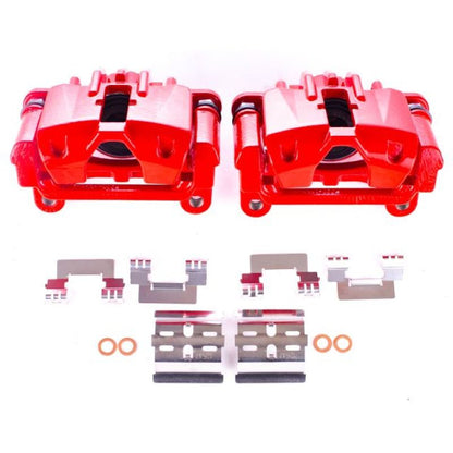 Power Stop 06-09 Cadillac XLR Rear Red Calipers w/Brackets - Pair PowerStop