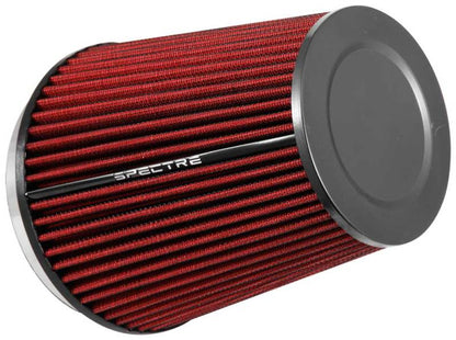 Spectre HPR Conical Air Filter 6in. Flange ID / 7.719in. Base OD / 8.5in. Tall - Red Spectre