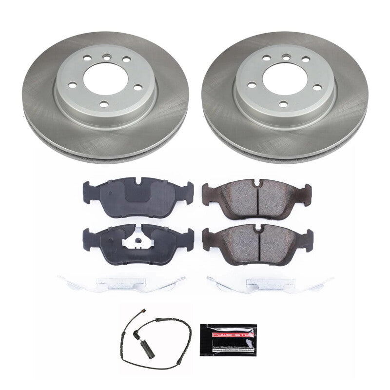 Power Stop 03-08 BMW Z4 Front Semi-Coated Rotor Kit PowerStop