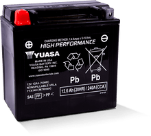 Load image into Gallery viewer, Yuasa YTX14AH Maintenance Free AGM 12 Volt Battery