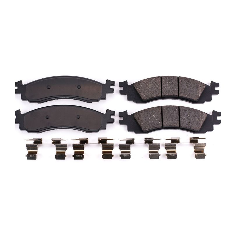 Power Stop 06-10 Ford Explorer Front Z17 Evolution Ceramic Brake Pads w/Hardware PowerStop