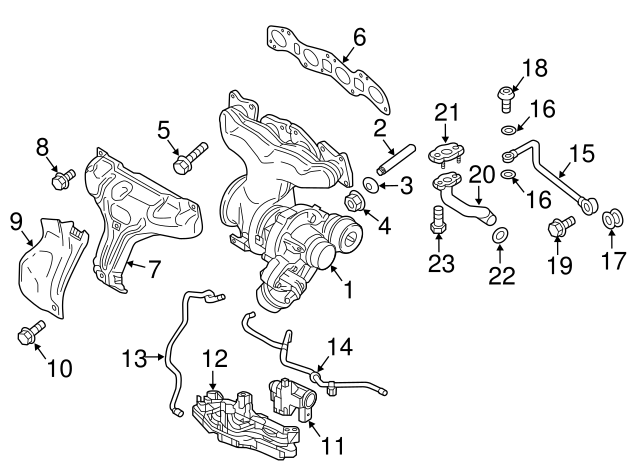 OEM VOLVO 01-07 V70 2.4L-L5 Radiator-Temperature Sensor Seal (11994) X1