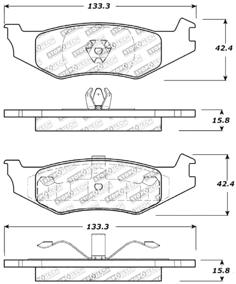 StopTech Performance Brake Pads Stoptech