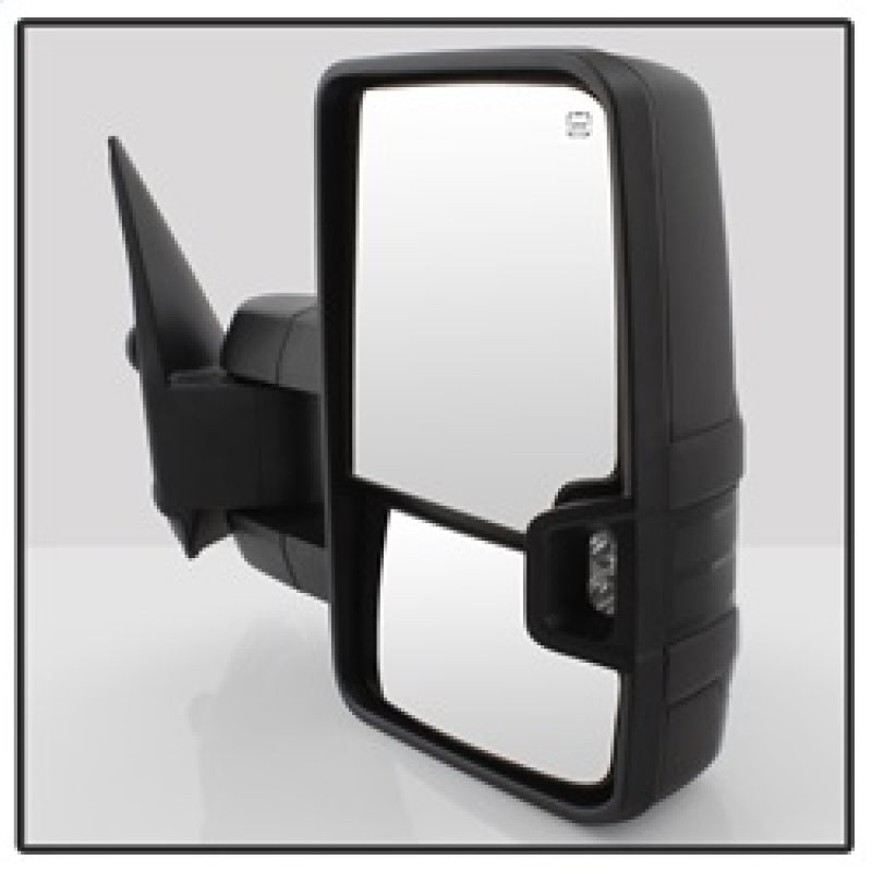 xTune Chevy Silverado 03-06 G2 Heated Smoke LED Signal Telescoping Mirrors MIR-CS03S-G2-PWH-SM-SET SPYDER