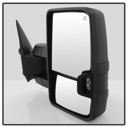 xTune Chevy Silverado 03-06 G2 Heated Smoke LED Signal Telescoping Mirrors MIR-CS03S-G2-PWH-SM-SET SPYDER