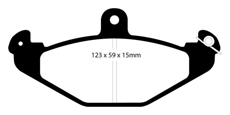 EBC BlueStuff Rear Brake Pads - DP5885NDX EBC