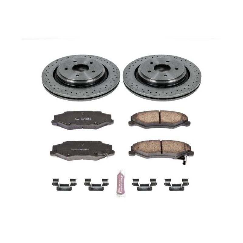 Power Stop 06-09 Cadillac XLR Rear Autospecialty Brake Kit