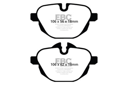 EBC BlueStuff Rear Brake Pads - DP52047NDX EBC