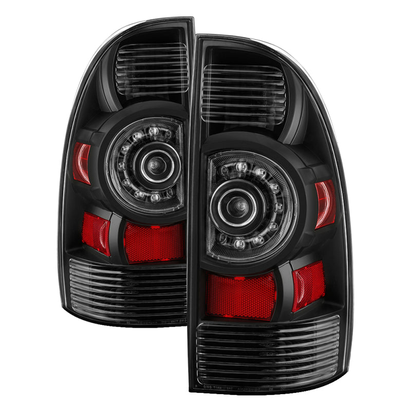 xTune  Toyota Tacoma 09-15 OEM LED Style Tail Lights - Black ALT-JH-TTA09-OE-BK SPYDER