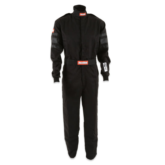 RaceQuip Black SFI-1 1-L Suit - Small