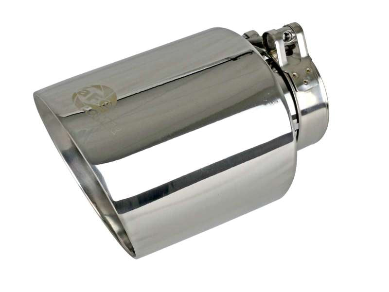 aFe MACH Force-Xp 2-1/2in 304 SS Clamp-On Exhaust Tip 2.5in In / 4.5in Out / 7in.L - Polished aFe