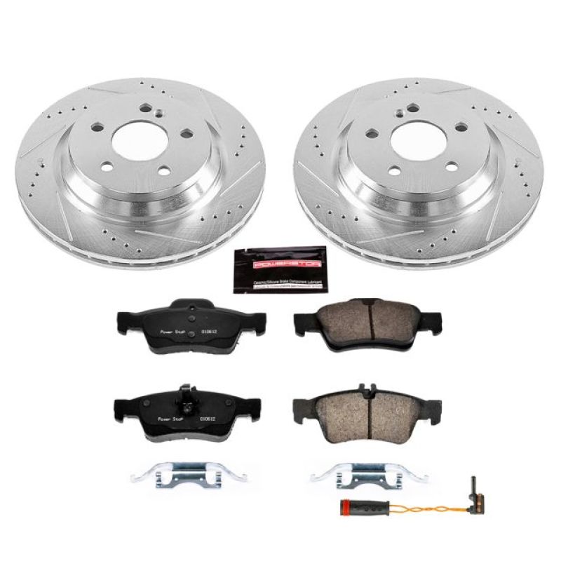 Power Stop 12-13 Mercedes-Benz S350 Rear Z23 Evolution Sport Brake Kit PowerStop