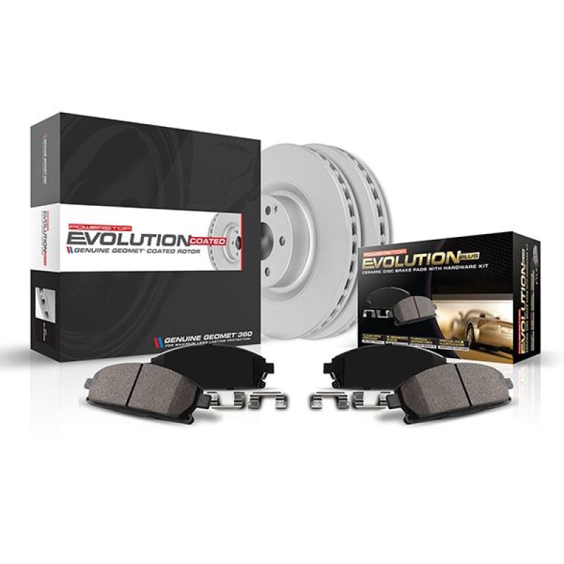 Power Stop 15-17 Subaru WRX STI Front Z17 Coated Brake Kit PowerStop