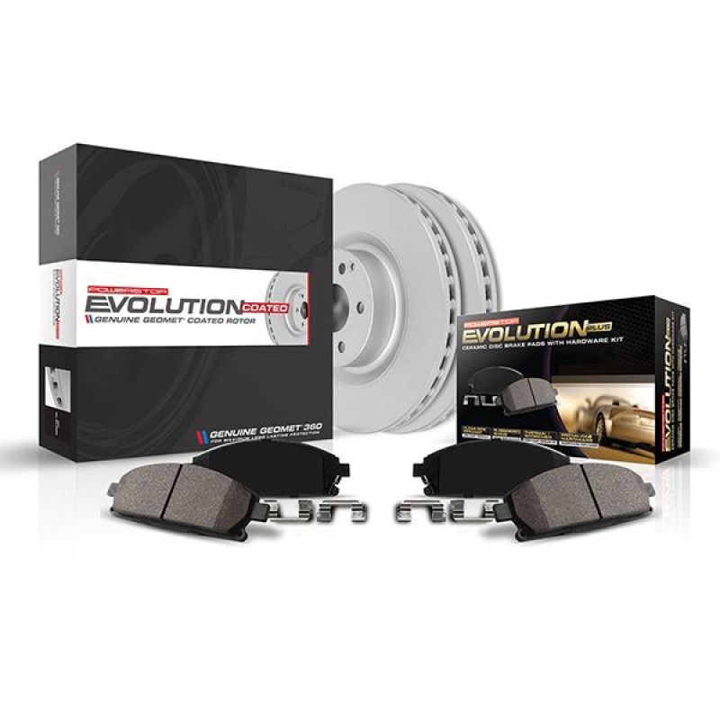 Power Stop 2021 Mazda 6 Front Z17 Evolution Coated Brake Kit PowerStop