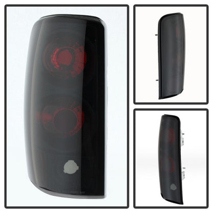 Spyder Chevy Suburban/Tahoe 1500/2500 00-06 Euro Style Tail Lights Black Smoke ALT-YD-CD00-BSM SPYDER