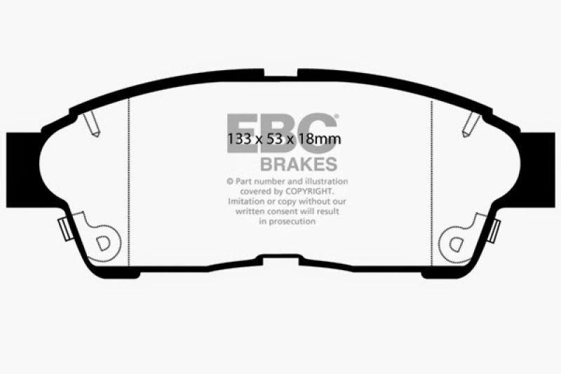 EBC Ultimax2 Front Brake Pads - UD695 EBC