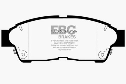 EBC Ultimax2 Front Brake Pads - UD695 EBC