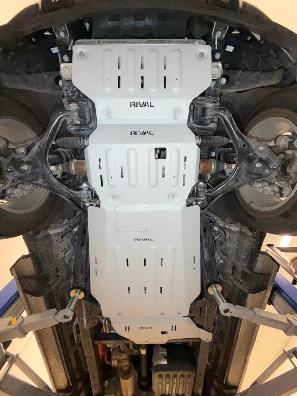 RIVAL 2015+ Ford F150 Powerboost Aluminum Transfer Case Skid Plate
