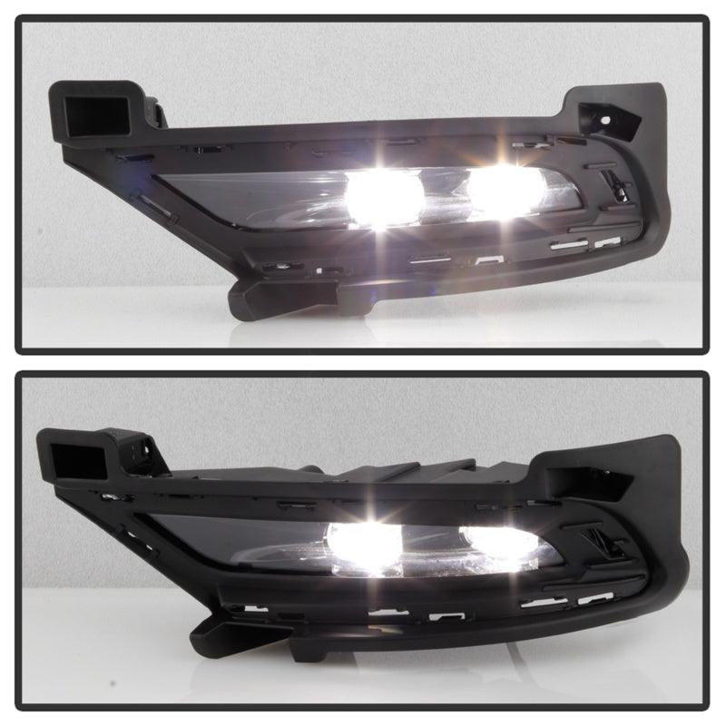 Spyder 15-19 Chrysler 300 OEM LED Fog Lights W/Switch- Clear FL-C30015-LED-C SPYDER