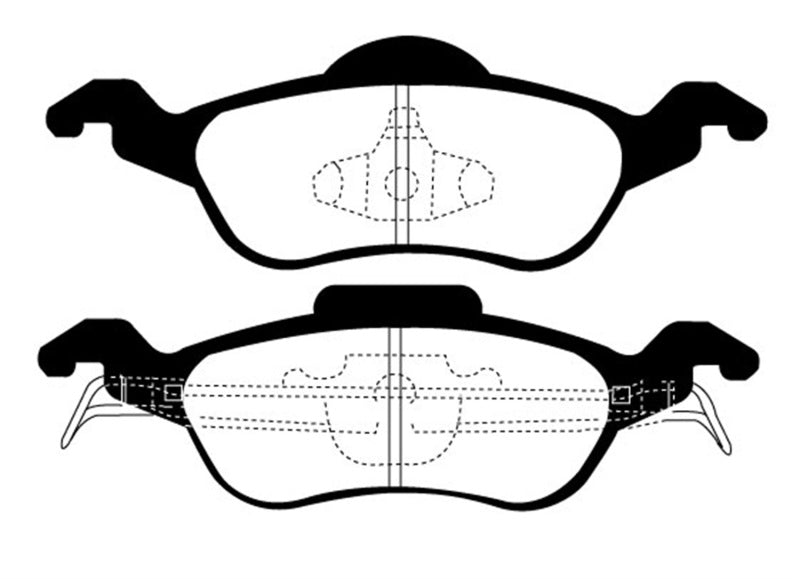 EBC Ultimax2 Front Brake Pads - UD816 EBC