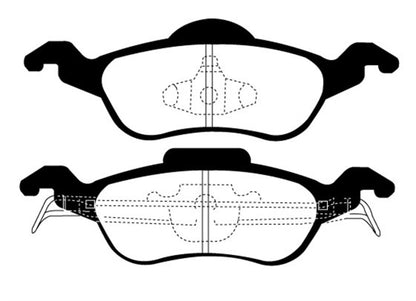 EBC Ultimax2 Front Brake Pads - UD816 EBC