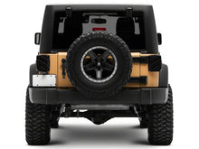 Load image into Gallery viewer, Raxiom 07-18 Jeep Wrangler JK Axial Series Trident LED Tail Lights- Blk Housing (Smoked Lens)