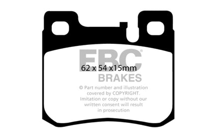 EBC YellowStuff Rear Brake Pads - DP41026R EBC