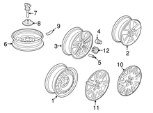 Load image into Gallery viewer, Genuine OEM Honda Single Wheel Lug Nut with Retainer (90381-SV1-981) X1