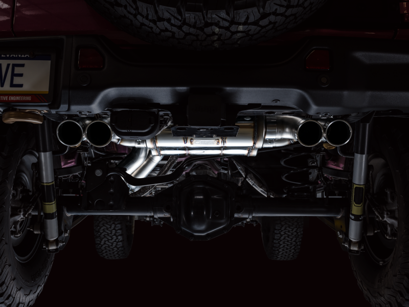 AWE 21+ Wrangler 392 Switchpath Cat-Back Exhaust- Quad BashGuards AWE Tuning